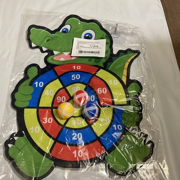 family Interactive Educational Toy -Cartoon Animal Dart Board Sticky Ball - Picture 4 of 4